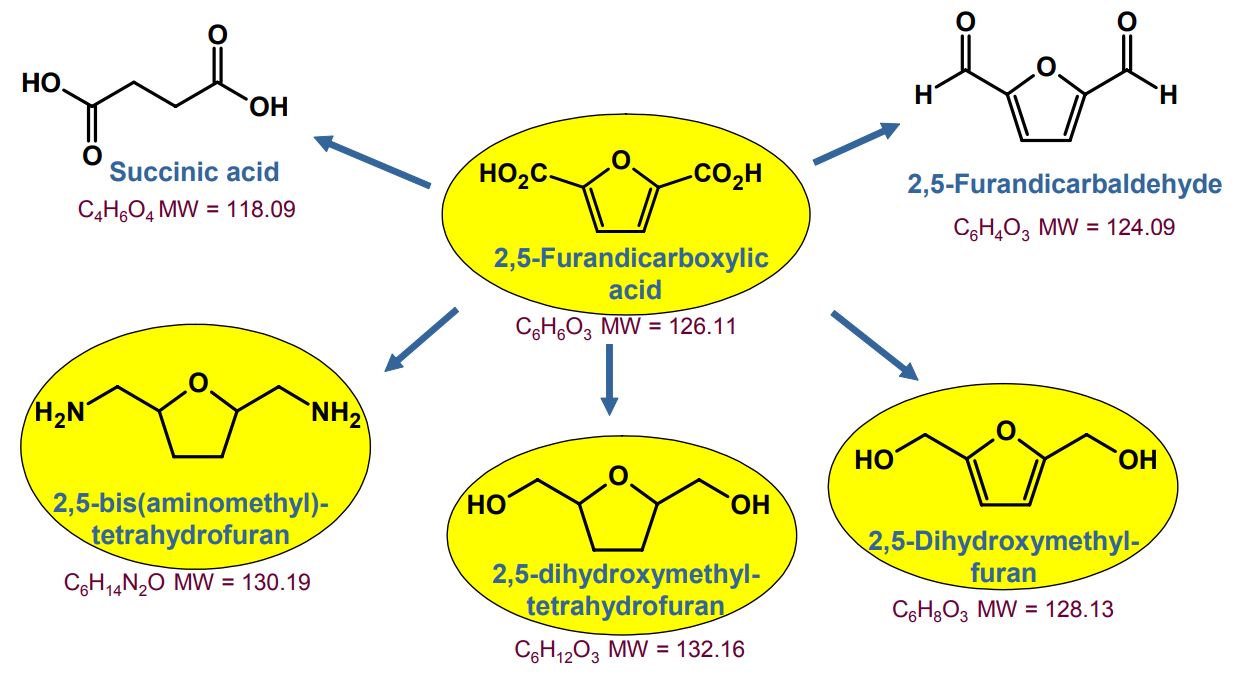2,5-Furandicarboxylic Acid and Derivatives