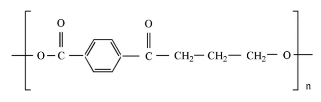 Fig. 1 Chemical structure of polytrimethylene terephthalate